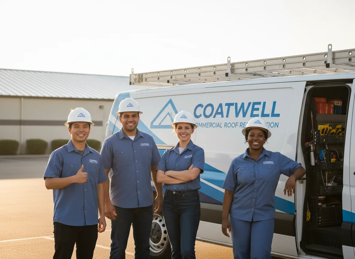 Commercial roof coating company in O Brien, TX